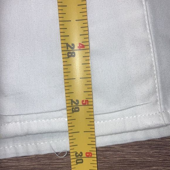 Vintage WestBound White ShortSleeved Buttonup Shirt Meduim with Blue beads - Picture 6 of 13